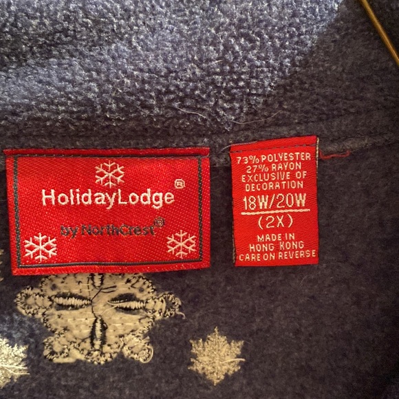 Button front fleece jacket by Northcrest - Picture 5 of 6